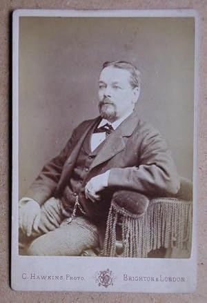 Cabinet Photograph: Portrait of a seated gentleman.