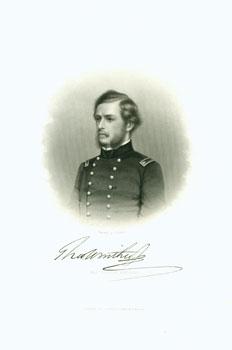 Engraved Portrait of Maj. Theodore Winthrop.