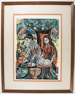 Yesterday, Today, and Tomorrow [SIGNED ARTIST PROOF WOODCUT]