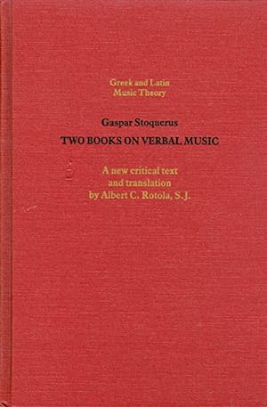 The Two Books on Verbal Music