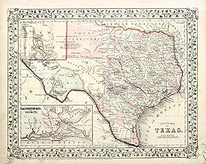 County map of Texas