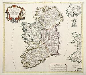 Royaume d'Irlande divisÈ en ses quatre provinces