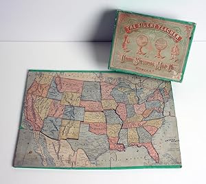 The Silent Teacher. Norwich, N. Y. "Map of the United States"