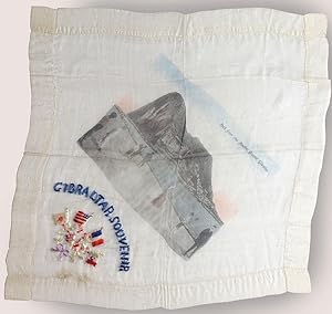 "Gibraltar Souvenir" - Patriotic kerchief of the First World War