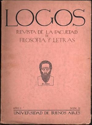 Logos. Revista de la Facultad de Filosofia y Letras. Año 1, Num. 2