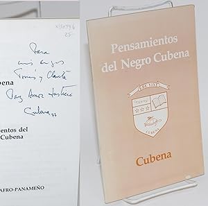 Pensamientos del Negro Cubena; by Cubena [pseud.]