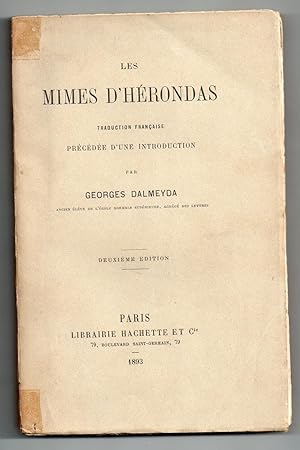 Les Mimes d'Hérondas : Traduction française précédée d'une introduction