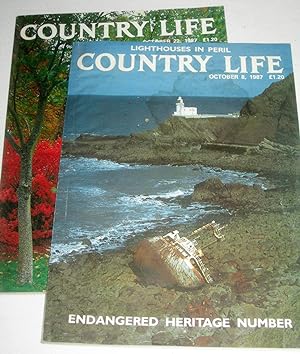 Country Life Magazine. 1987 October, 8, 22. Price is Per Issue.
