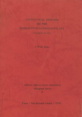 Textcritical Remarks on the Bodhisattvavadanakalpalata (Pallavas 42-108)