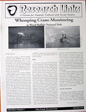 Whooping Crane Monitoring in Wood Buffalo Park. Essay in Research Links- A Forum for Natural, Cul...