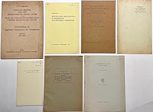 [History, Hugenholtz] Zeven overdrukken e.a. van artikelen van F.W.N. Hugenholtz, 1950-1967.
