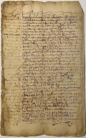 Manuscript 1661 | Kopie d.d. 29-10-1661 van een acte d.d. Brussel 8-8-1468 van Karel van Bourgond...