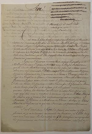 Manuscript Nijmijgen 1806 | Brief van Frederic Godard de Boddien, d.d. nijmegen 20-12-1806, aan L...