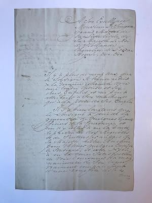 Manuscript 1807 | Brief van W.S.P.(?) de Mikker, d.d. 's-Gravenhage 2-10-1807 aan de grootmeester...
