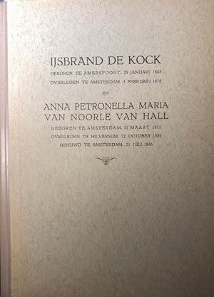 Ysbrand de Kock (1808-1876) en Anna P.M. van Noorle van Hall (1811-1889), opgedragen aan hunne jo...