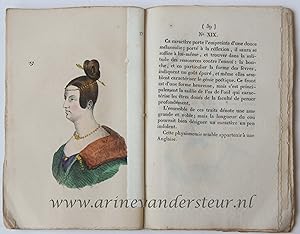 Le lavater des dames, avec 30 figures coloriees. Paris, 1836, 76 pp. FIRST EDITION with 30 handco...