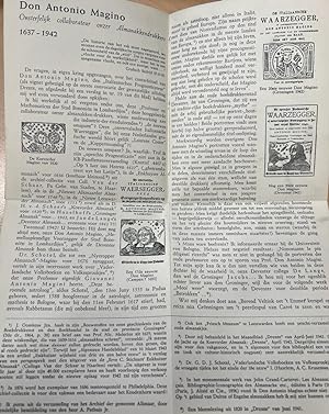 Printing Press 1942 I Don Antonio Magino, onsterfelijk collaborateur onzer Almanakdrukkers 1637-1...