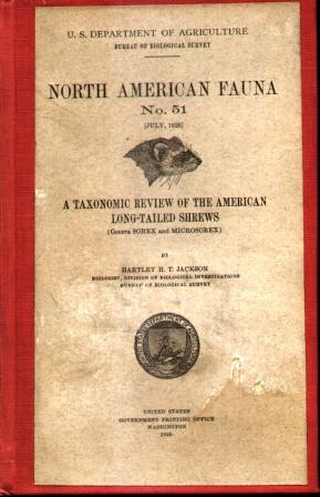 NORTH AMERICAN FAUNA NO. 51 A Taxonomic Review of the American Long-Tailed Shrews
