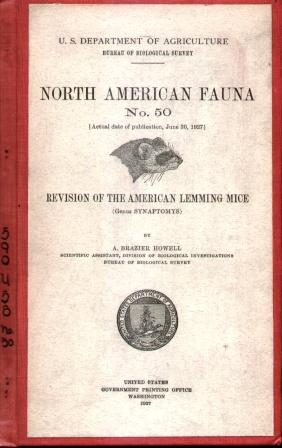 NORTH AMERICAN FAUNA NO. 50 Revision of the American Lemming Mice
