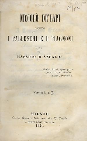 Niccolò de' Lapi, ovvero i Palleschi e i Piagnoni.
