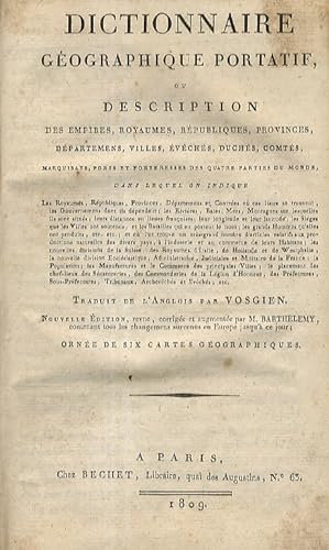 Dictionnaire géographique portatif, ou Description des empires, royaumes, républiques, provinces,...