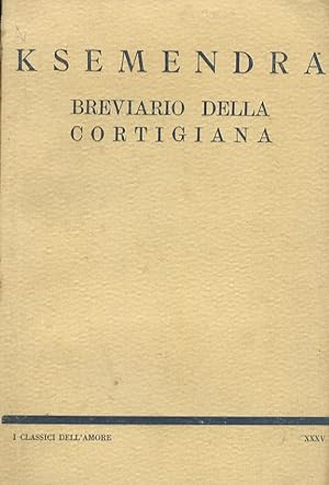 Breviario della cortigiana. A cura di Aldo Germonti.