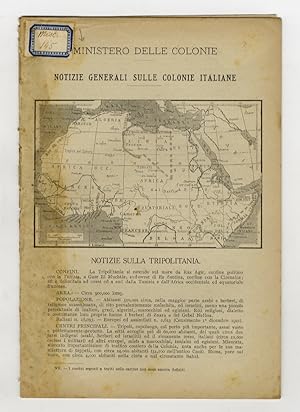 Notizie generali sulle colonie italiane.
