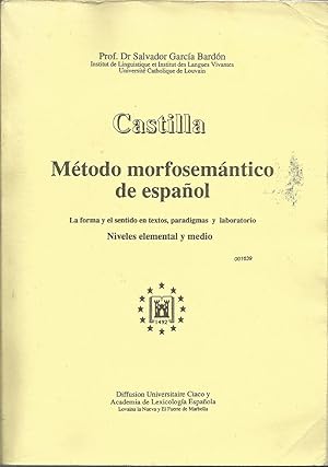 Castilla Metodo morfosemantico de espanol