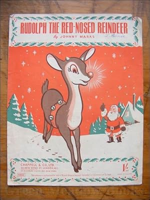 RUDOLPH THE RED-NOSED REINDEER ORIGINAL SHEET MUSIC!!!!