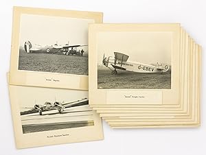 An impressive collection of nineteen vintage photographs of Bristol aircraft from the 1910s to th...