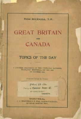 Great Britain and Canada - Topics of the Day