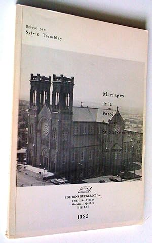 Mariages de la paroisse de Très St-Sacrement, Québec, 1921-1980