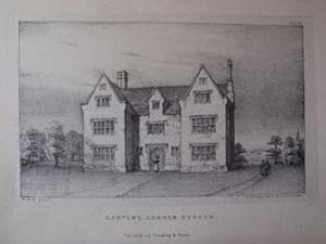 A Single Original Lithograph Illustrating Carter's Corner in Sussex. Published By Priestley & Wea...