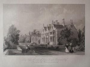 An Original Antique Print Illustrating Fox Hills in Surrey, Seat of John Briscoe, Esq. Published ...