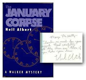 THE JANUARY CORPSE; [Inscribed and with 2 different photo cards laid in]
