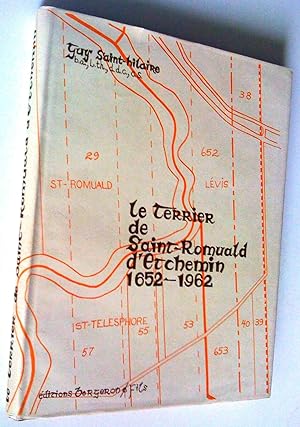 Le terrier de Saint-Romuald d'Etchemin 1652-1962
