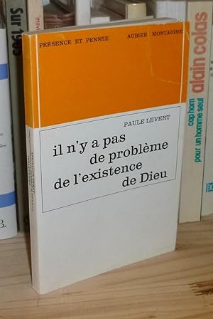 Il n'y a pas de problème de l'existence de Dieu, Présence et pensée, Paris, Aubier Montaigne, 1976.