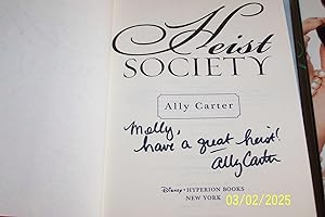 Heist Society, Trilogy, Signed