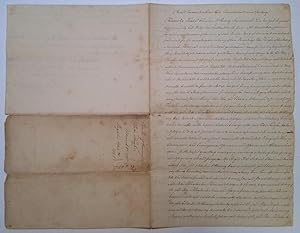 Signed Document regarding the purchase of land from a Revolutionary War veteran