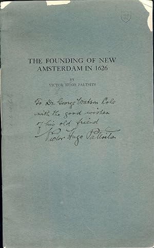 THE FOUNDING OF NEW AMSTERDAM IN 1626