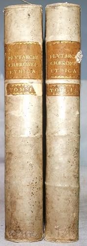 Plutarchi Chaeronei Ethica, Sive Moralia, Opera Quae Extant, Omnia. 2 Volume Set.