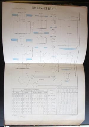 Album of Original Pen-and-Ink Drawings by a Student at the École Impériale d'Arts et Métiers d'Aix