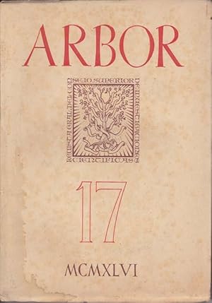 ARBOR, nº 17 - Revista general de investigación y Cultura