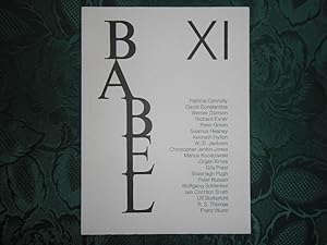 BABEL XI - POETRY in ENGLISH and GERMAN (Includes SEAMUS HEANEY, R. S THOMAS, Etc)
