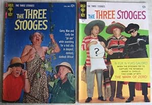 The Three Stooges # 18 July 1964 (10005-407), # 34 May 1967 (10005-705)- two comics from "Gold Ke...