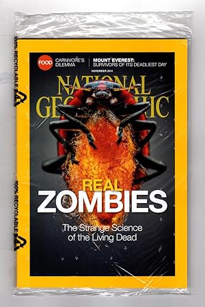 The National Geographic Magazine / November, 2014. Real Zombies; Mount Everest; Carnivore's Dilem...