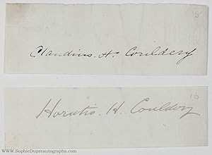 Separate Signatures on pieces, (Horatio Henry, 1832-1918,English Animal Painter and Illustrator, ...