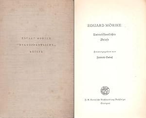 Unveröffentlichte Briefe. Hrsg. Friedrich Seebaß.