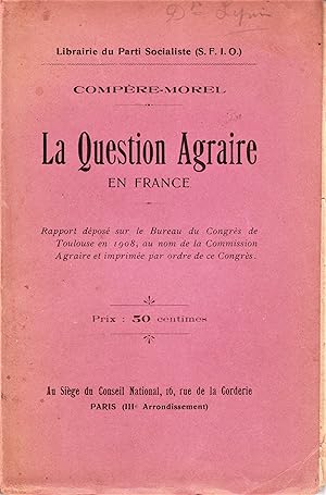La Question Agraire en France