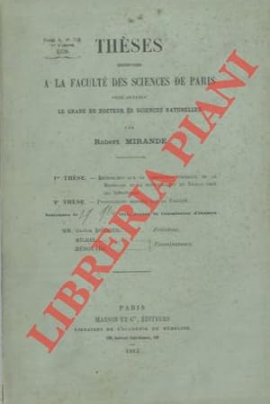 Recherches sur ls composition chimique de la membrane et le morcellement du thaille chez les Siph...